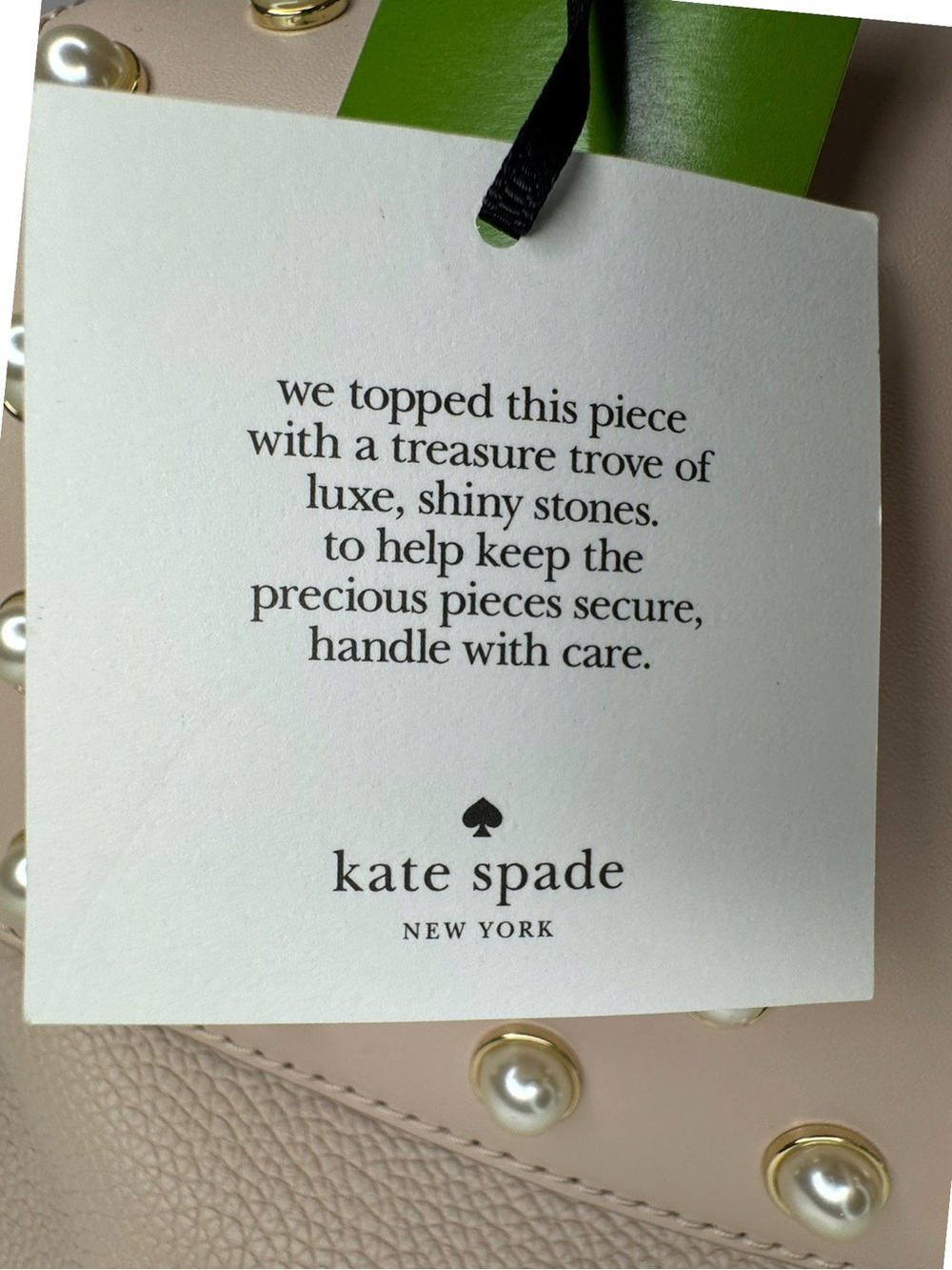 Kate Spade New York Serrano Place Pearl Dorina Beige Pink 249369 Bag NWT - Picture 7 of 16